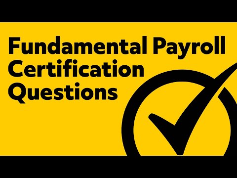 FPC Exam (Fundamental Payroll Certification Practice Questions)