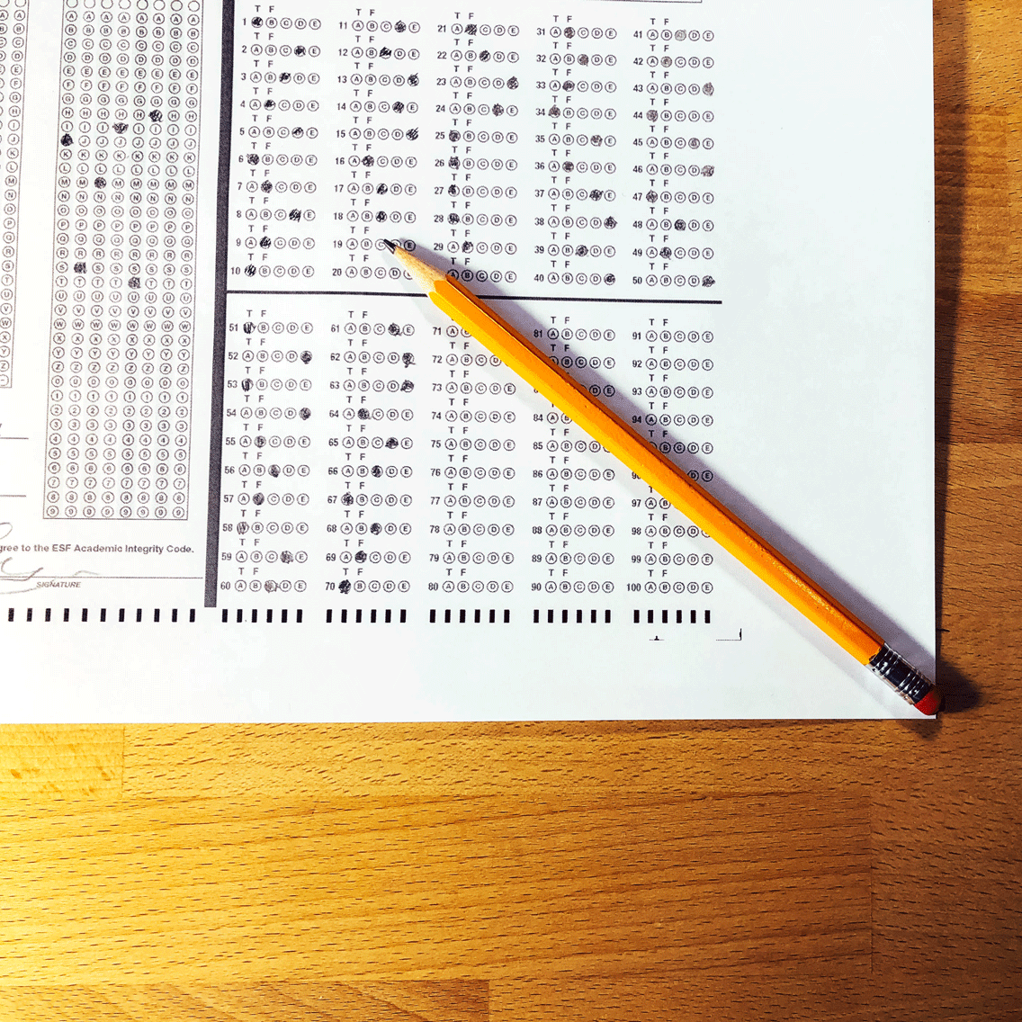 New scantron Study Guide Zone