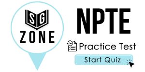 Click here to start our practice test for the NPTE