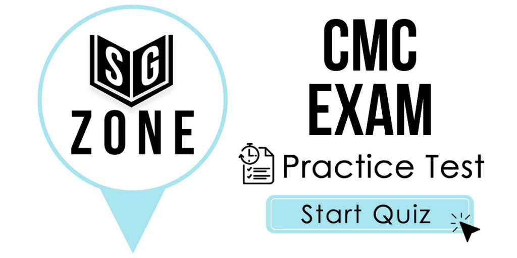 Click here to start our practice test for the CMC Exam