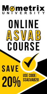 Ad for the Mometrix ASVAB online course