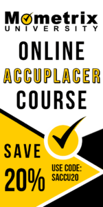20% off coupon for the ACCUPLACER online course.