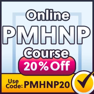 20% off coupon for the PMHNP online course.