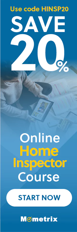 Click here for 20% off of Mometrix Home Inspector online course. Use code: HINSP20