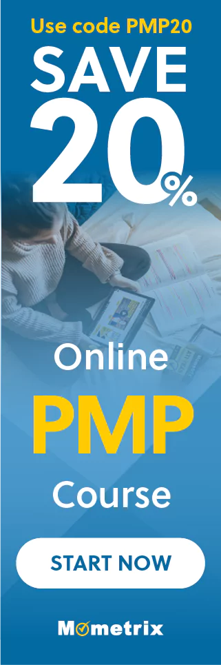 Click here for 20% off of Mometrix PMP online course. Use code: PMP20